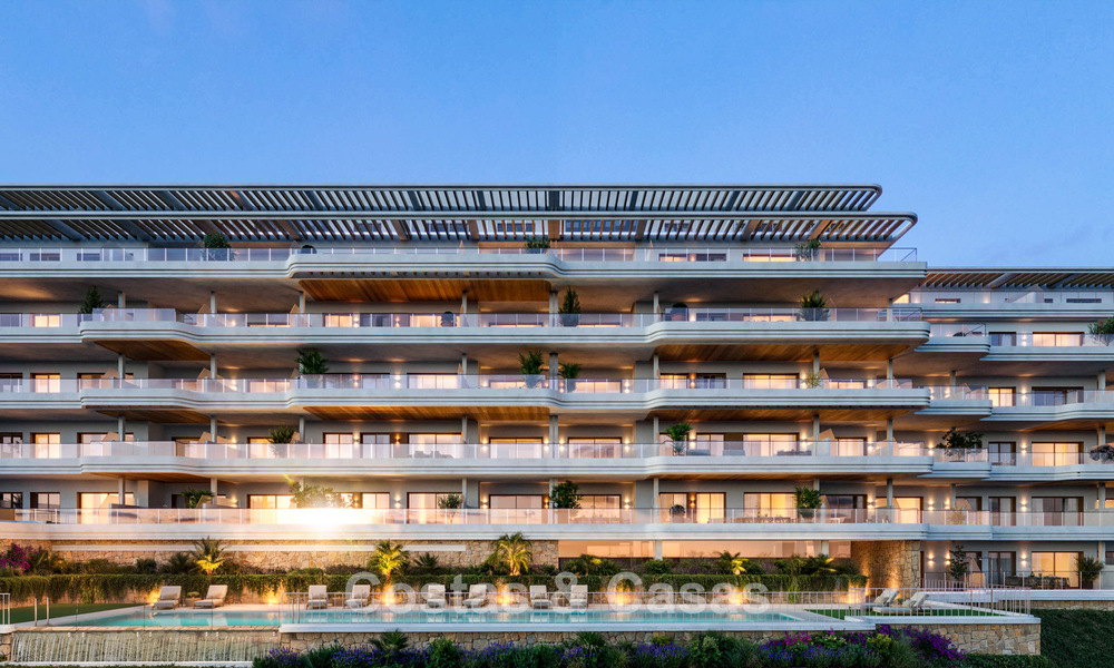 Modern new-build apartments with spacious terraces and sea views for sale in Torremolinos, Malaga, Costa del Sol 793798