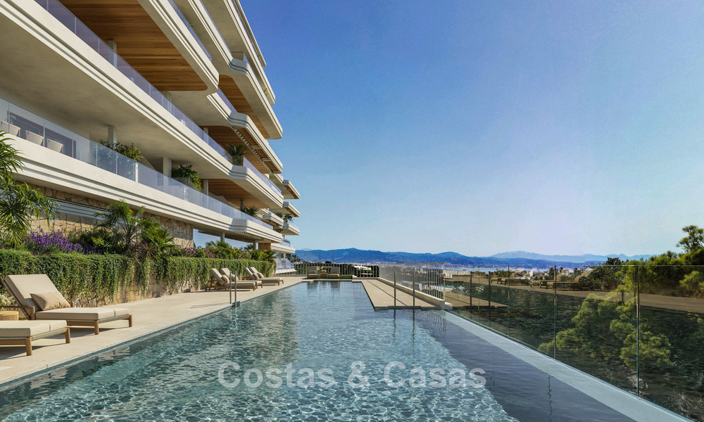 Modern new-build apartments with spacious terraces and sea views for sale in Torremolinos, Malaga, Costa del Sol 793799