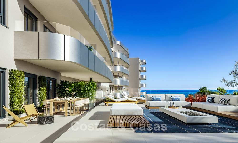 Contemporary new-build apartments with sea views for sale in Torremolinos, Malaga, Costa del Sol 793817