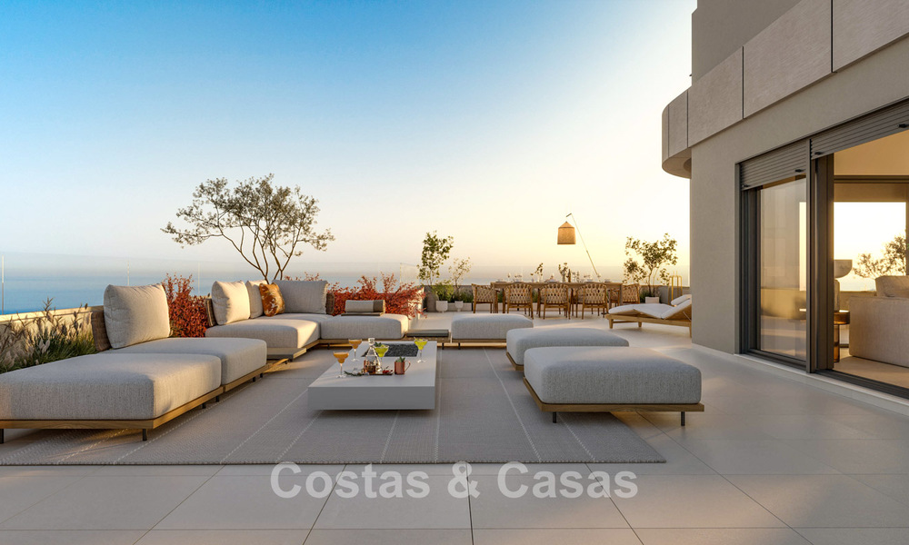Contemporary new-build apartments with sea views for sale in Torremolinos, Malaga, Costa del Sol 793820