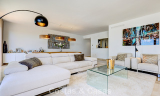 Renovated 3-bedroom duplex penthouse in exclusive gated community with sea & golf views in Marbella - Benahavis 793307 