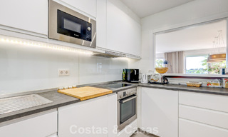 Renovated 3-bedroom duplex penthouse in exclusive gated community with sea & golf views in Marbella - Benahavis 793320 