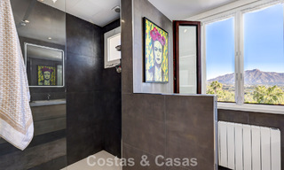 Renovated 3-bedroom duplex penthouse in exclusive gated community with sea & golf views in Marbella - Benahavis 793329 