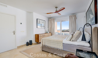 Renovated 3-bedroom duplex penthouse in exclusive gated community with sea & golf views in Marbella - Benahavis 793334 