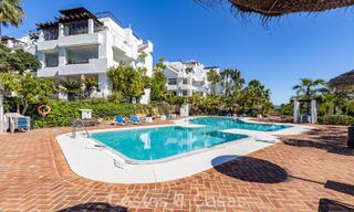 Renovated 3-bedroom duplex penthouse in exclusive gated community with sea & golf views in Marbella - Benahavis 793352 