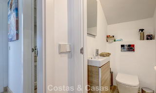 Renovated 3-bedroom duplex penthouse in exclusive gated community with sea & golf views in Marbella - Benahavis 793779 