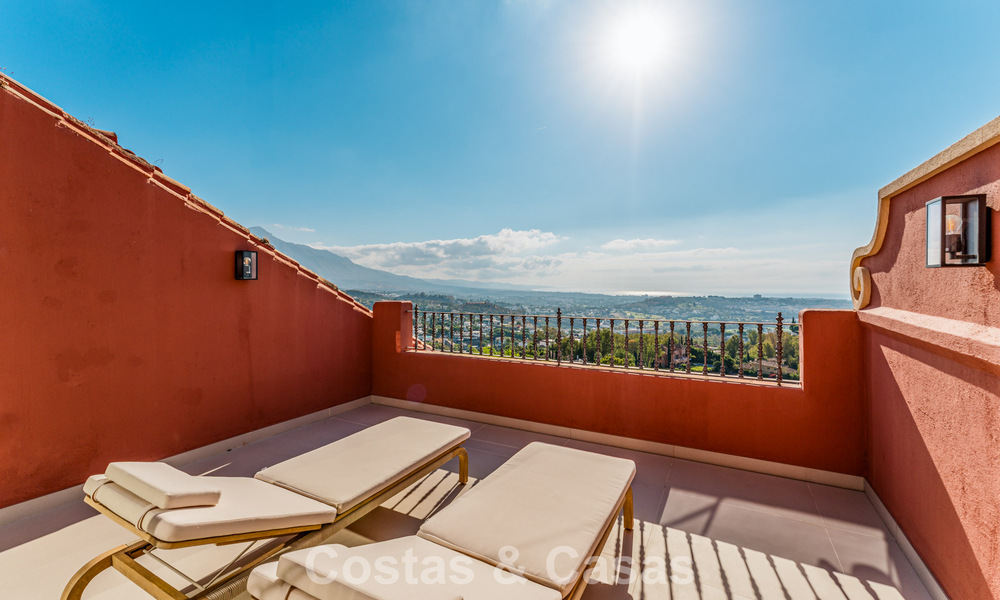 Exclusive Scandinavian design penthouse with 180° views for sale in Benahavis - Marbella 794161