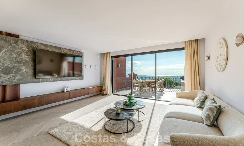 Exclusive Scandinavian design penthouse with 180° views for sale in Benahavis - Marbella 794163