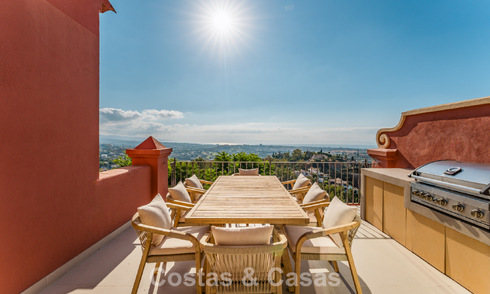 Exclusive Scandinavian design penthouse with 180° views for sale in Benahavis - Marbella 794166