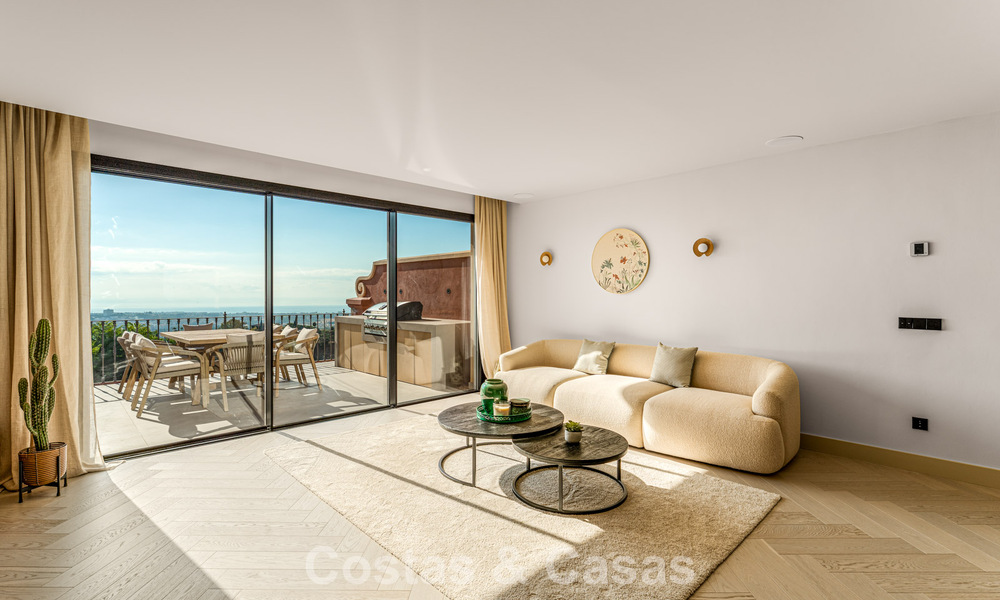 Exclusive Scandinavian design penthouse with 180° views for sale in Benahavis - Marbella 794184