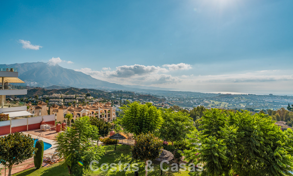 Exclusive Scandinavian design penthouse with 180° views for sale in Benahavis - Marbella 794186