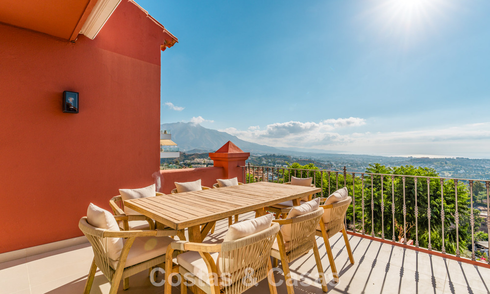 Exclusive Scandinavian design penthouse with 180° views for sale in Benahavis - Marbella 794188