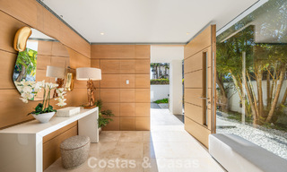 Prestigious, modern renovated, semi-detached villa for sale, second line beach in Puente Romano on Marbella’s Golden Mile 794447 