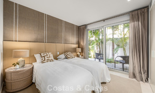 Prestigious, modern renovated, semi-detached villa for sale, second line beach in Puente Romano on Marbella’s Golden Mile 794450 