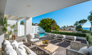 Prestigious, modern renovated, semi-detached villa for sale, second line beach in Puente Romano on Marbella’s Golden Mile 794458 