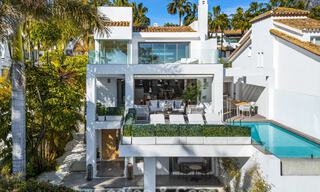 Prestigious, modern renovated, semi-detached villa for sale, second line beach in Puente Romano on Marbella’s Golden Mile 794465 