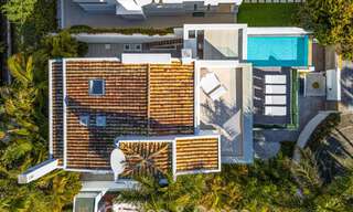 Prestigious, modern renovated, semi-detached villa for sale, second line beach in Puente Romano on Marbella’s Golden Mile 794466 