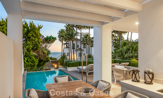 Prestigious, modern renovated, semi-detached villa for sale, second line beach in Puente Romano on Marbella’s Golden Mile 794472 