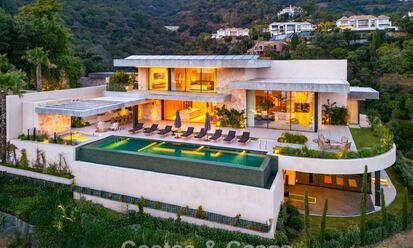 Brand-new, high-end luxury villa with panoramic views for sale in the gated community of El Madroñal, Benahavis - Marbella 794193