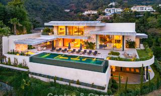 Brand-new, high-end luxury villa with panoramic views for sale in the gated community of El Madroñal, Benahavis - Marbella 794193 