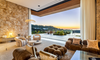 Brand-new, high-end luxury villa with panoramic views for sale in the gated community of El Madroñal, Benahavis - Marbella 794197 