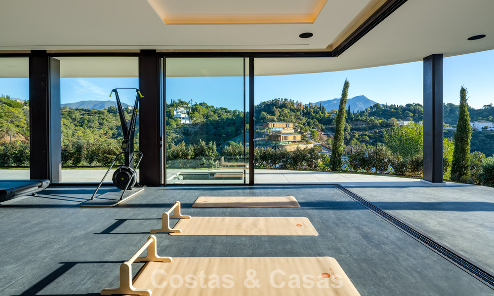 Brand-new, high-end luxury villa with panoramic views for sale in the gated community of El Madroñal, Benahavis - Marbella 794210