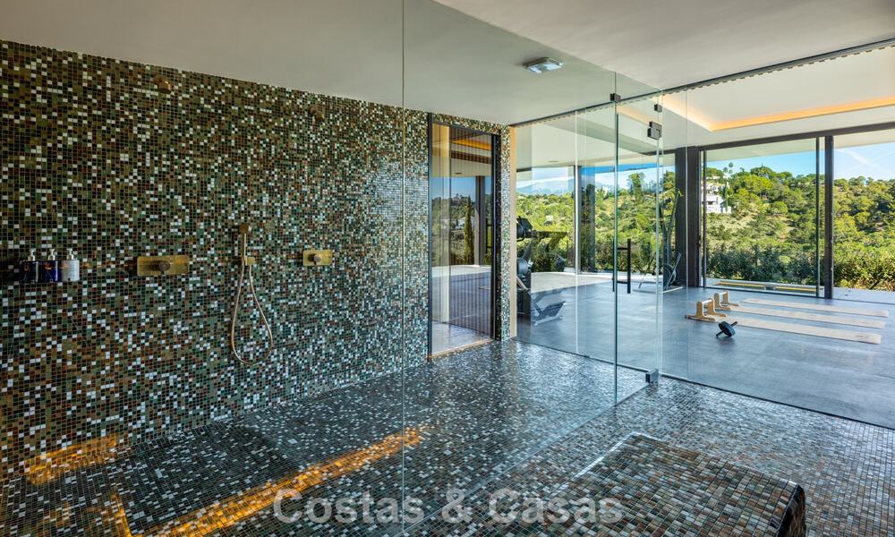 Brand-new, high-end luxury villa with panoramic views for sale in the gated community of El Madroñal, Benahavis - Marbella 794219