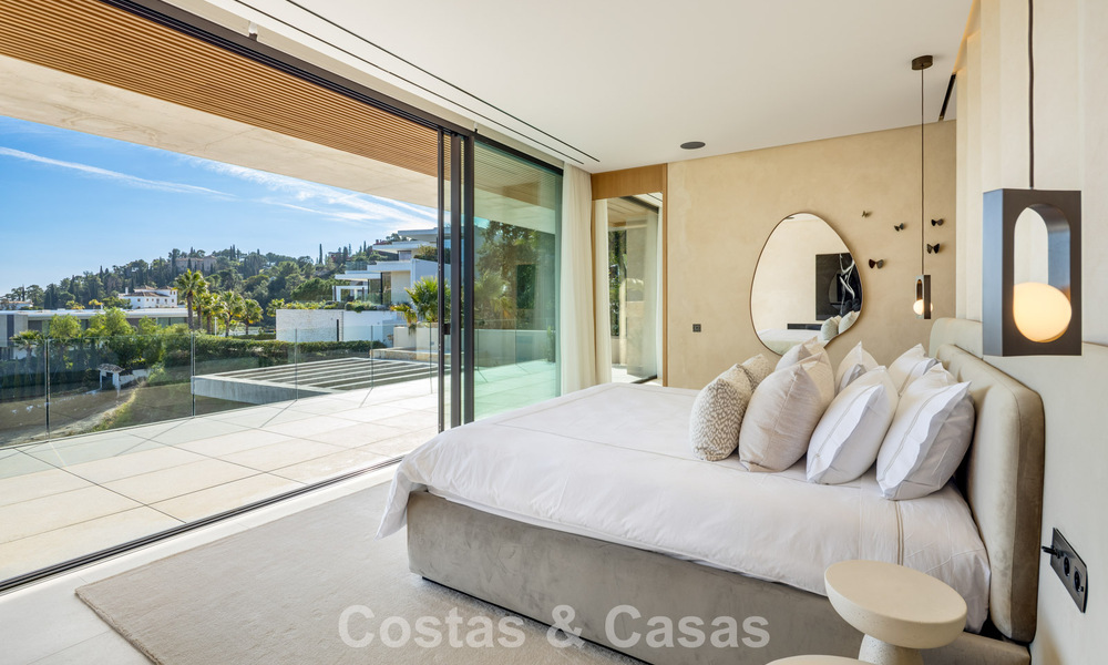 Brand-new, high-end luxury villa with panoramic views for sale in the gated community of El Madroñal, Benahavis - Marbella 794220