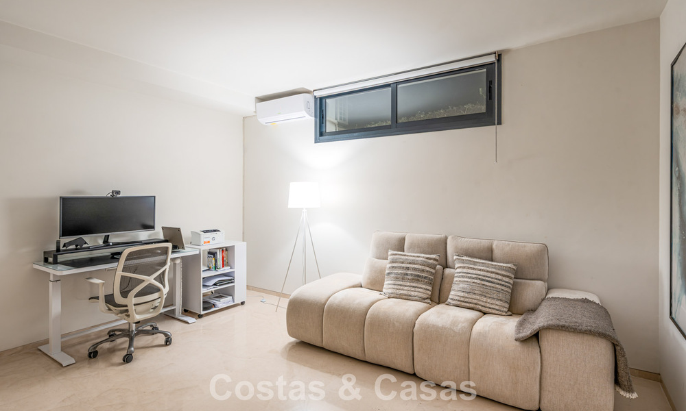 High-end designer villa with modern character for sale in a gated community in Nueva Andalucía’s Golf Valley, Marbella 794410