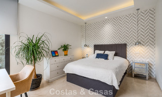 High-end designer villa with modern character for sale in a gated community in Nueva Andalucía’s Golf Valley, Marbella 794413 