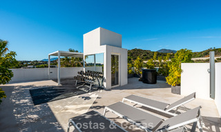 High-end designer villa with modern character for sale in a gated community in Nueva Andalucía’s Golf Valley, Marbella 794422 