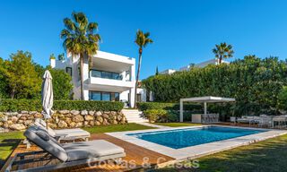 High-end designer villa with modern character for sale in a gated community in Nueva Andalucía’s Golf Valley, Marbella 794424 