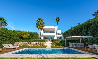 High-end designer villa with modern character for sale in a gated community in Nueva Andalucía’s Golf Valley, Marbella 794425 