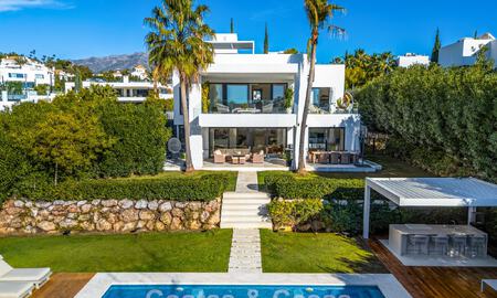 High-end designer villa with modern character for sale in a gated community in Nueva Andalucía’s Golf Valley, Marbella 794426