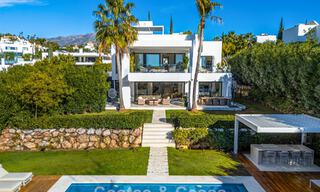 High-end designer villa with modern character for sale in a gated community in Nueva Andalucía’s Golf Valley, Marbella 794426 