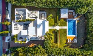 High-end designer villa with modern character for sale in a gated community in Nueva Andalucía’s Golf Valley, Marbella 794428 
