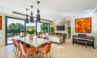 High-end designer villa with modern character for sale in a gated community in Nueva Andalucía’s Golf Valley, Marbella 794429 