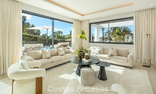 Modern luxury villa with minimalist architecture for sale on the New Golden Mile between Marbella and Estepona 794328 