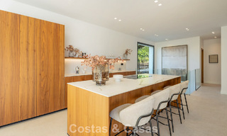 Modern luxury villa with minimalist architecture for sale on the New Golden Mile between Marbella and Estepona 794332 