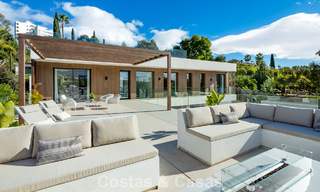 Modern luxury villa with minimalist architecture for sale on the New Golden Mile between Marbella and Estepona 794347 