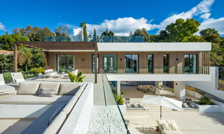 Modern luxury villa with minimalist architecture for sale on the New Golden Mile between Marbella and Estepona 794348 