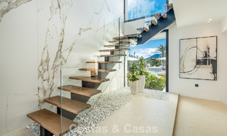 Modern luxury villa with minimalist architecture for sale on the New Golden Mile between Marbella and Estepona 794349 