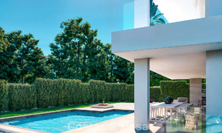 2 Brand-new luxury villas for sale within walking distance of a golf clubhouse on the New Golden Mile, Marbella - Estepona 794256 