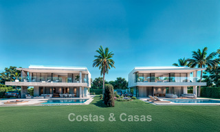 2 Brand-new luxury villas for sale within walking distance of a golf clubhouse on the New Golden Mile, Marbella - Estepona 794259 
