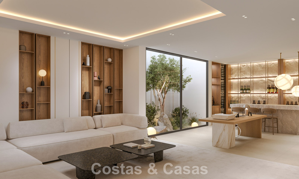 2 Brand-new luxury villas for sale within walking distance of a golf clubhouse on the New Golden Mile, Marbella - Estepona 794264