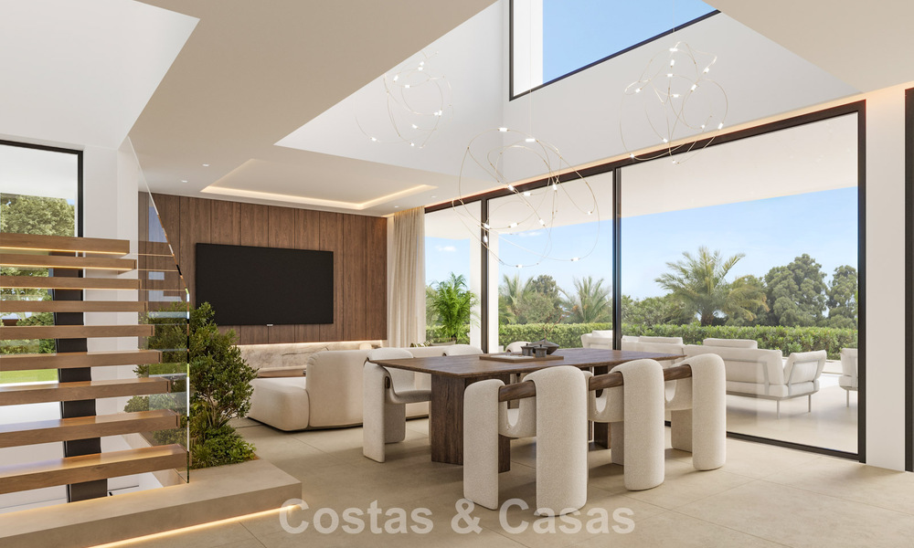 2 Brand-new luxury villas for sale within walking distance of a golf clubhouse on the New Golden Mile, Marbella - Estepona 794266