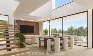 2 Brand-new luxury villas for sale within walking distance of a golf clubhouse on the New Golden Mile, Marbella - Estepona 794266 