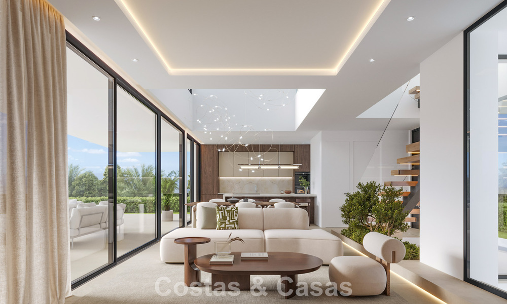 2 Brand-new luxury villas for sale within walking distance of a golf clubhouse on the New Golden Mile, Marbella - Estepona 794269