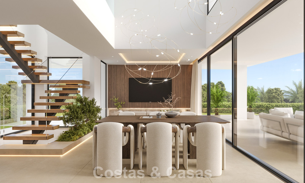 2 Brand-new luxury villas for sale within walking distance of a golf clubhouse on the New Golden Mile, Marbella - Estepona 794270