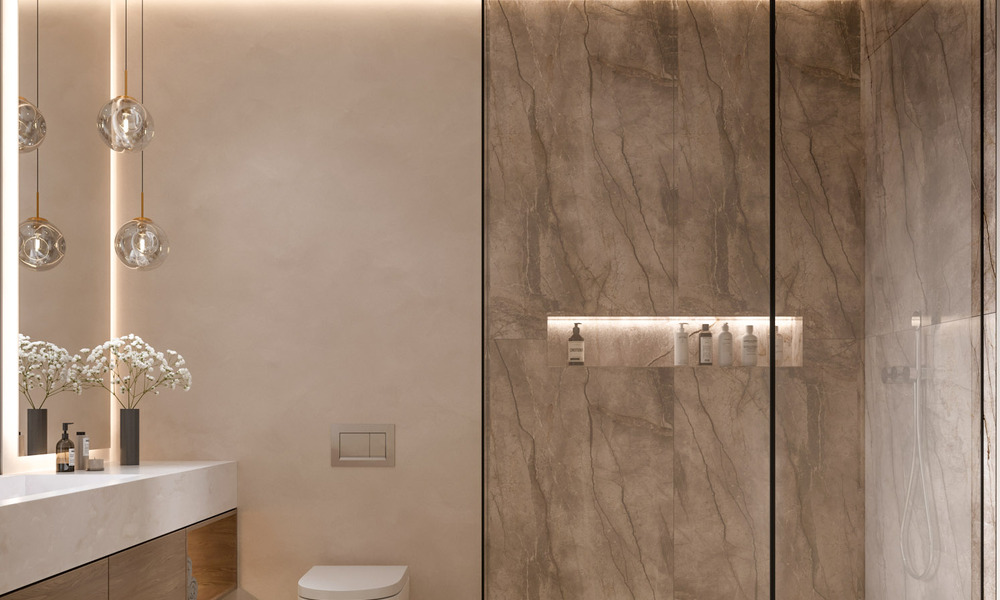 2 Brand-new luxury villas for sale within walking distance of a golf clubhouse on the New Golden Mile, Marbella - Estepona 794274